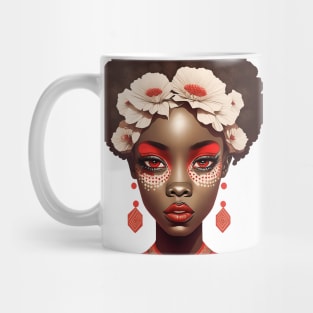 [AI Art] Carnation Coronation, Bauhaus Art Style Mug